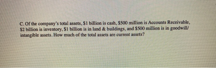 equity value of $4 billion and a total asset value of $5