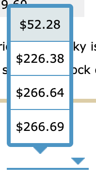 following table shows projected free cash flows for the next four years