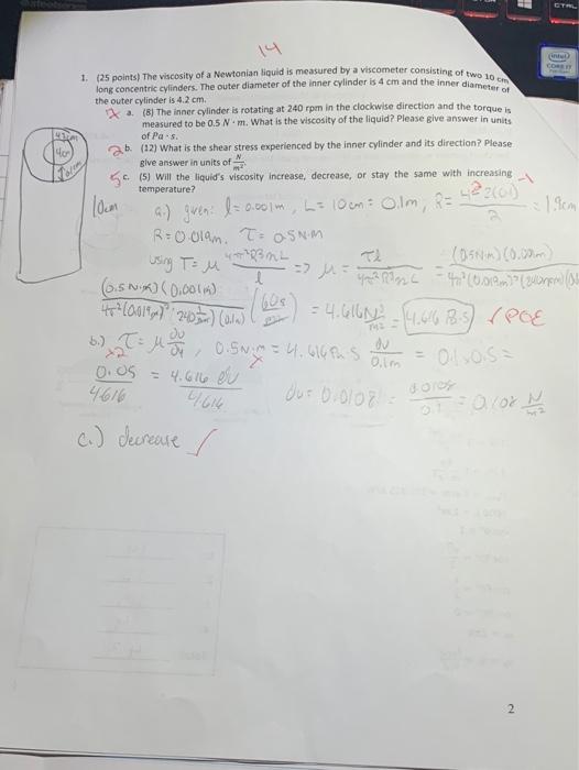 Would like to know how to correctly do problems, after quiz review.