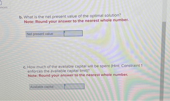 a number of potential locations for new warehouses. The firm's goal is