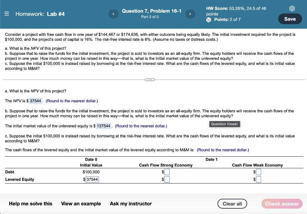 = Homework: Lab #4 Question 7, Problem 16-1 Part 3 of