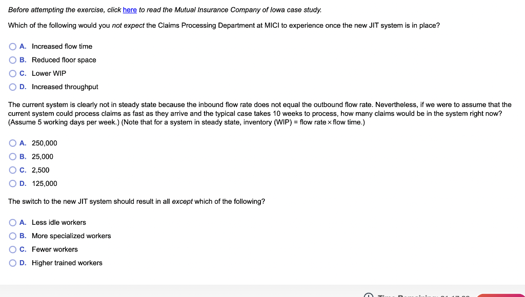  Before attempting the exercise, click here to read the Mutual Insurance