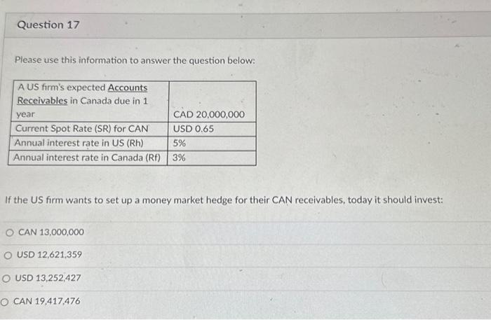  Please use this information to answer the question below: If the