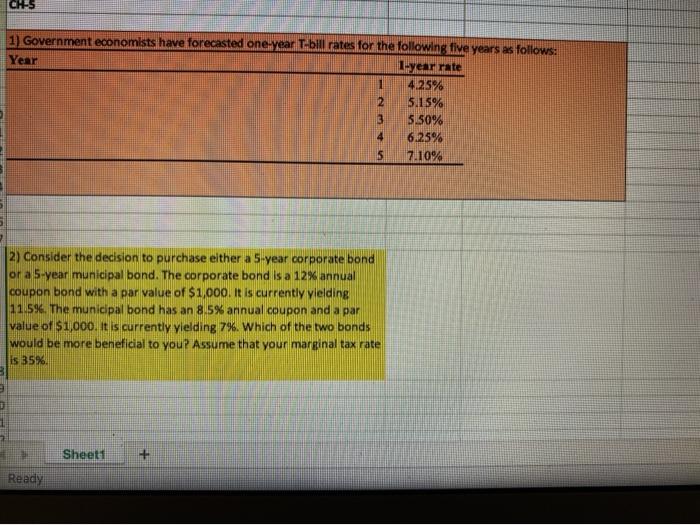 explain this in excel you need any more information? CH-5 1) Government