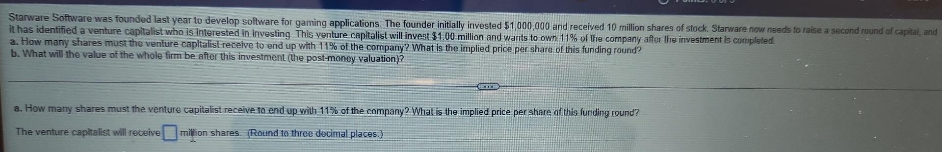  Starware Software was founded last year to develop software for gaming