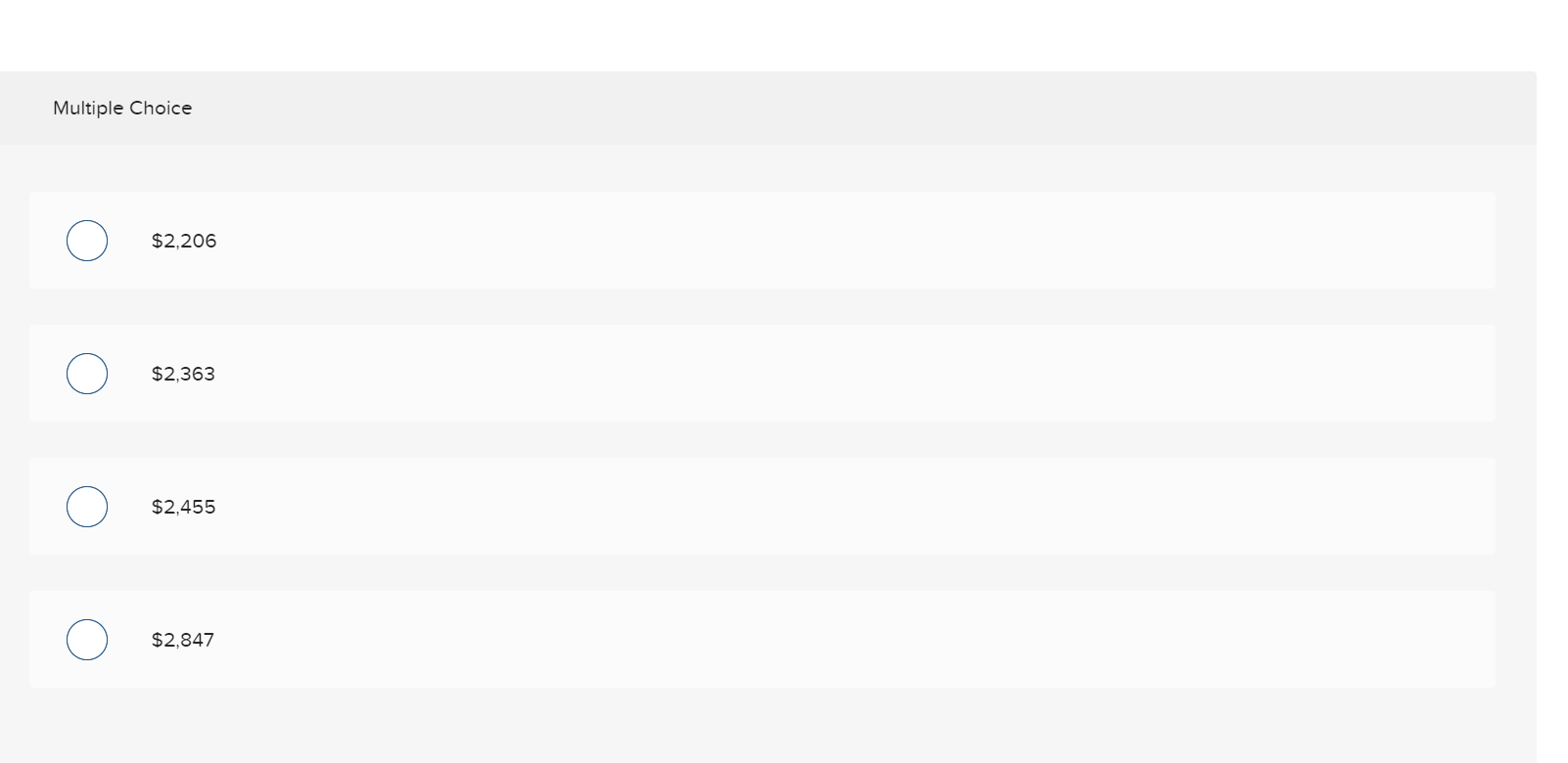 information applies to the questions displayed below.] Financial Statements for Royal Corporation