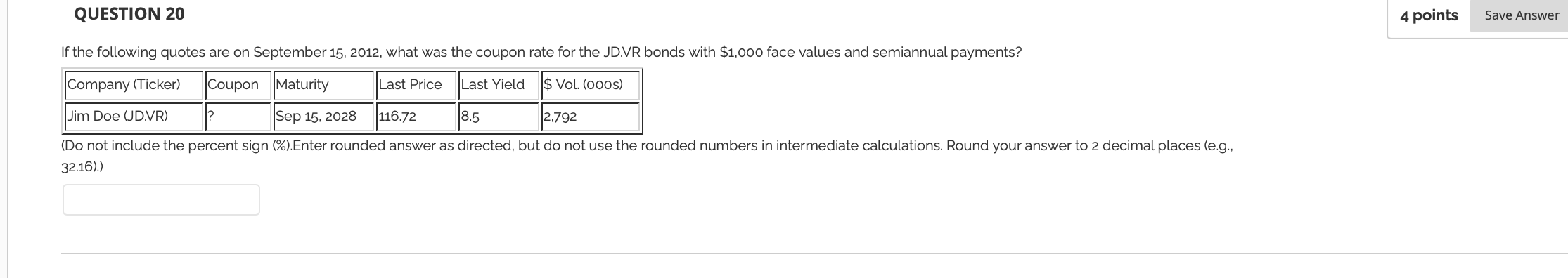 WILL GIVE THUMBS UP!!!!!! QUESTION 20 4 points Save Answer If the