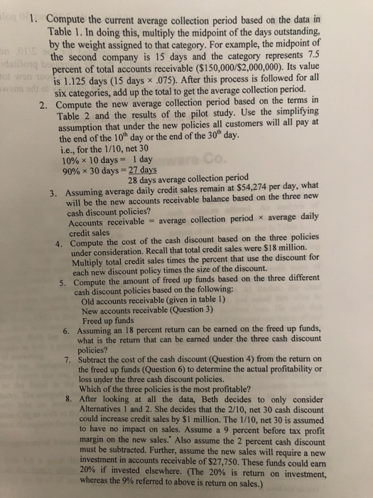 of the customers would take advantage of the 1 percent discount by