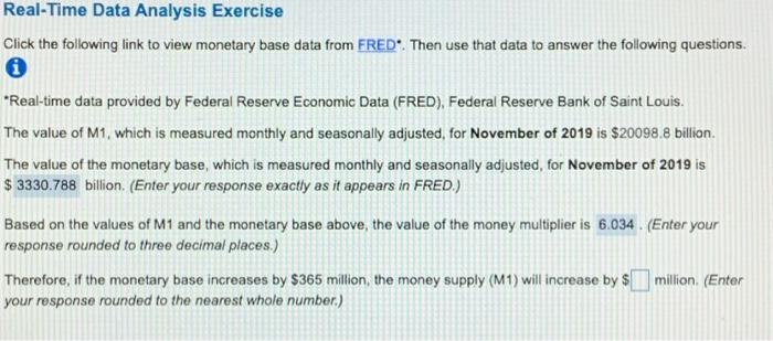  Click the following link to view monetary base data from FRED*.