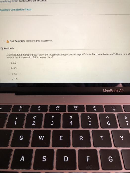 budget on a stock (S) and 60% on a bond (B). The