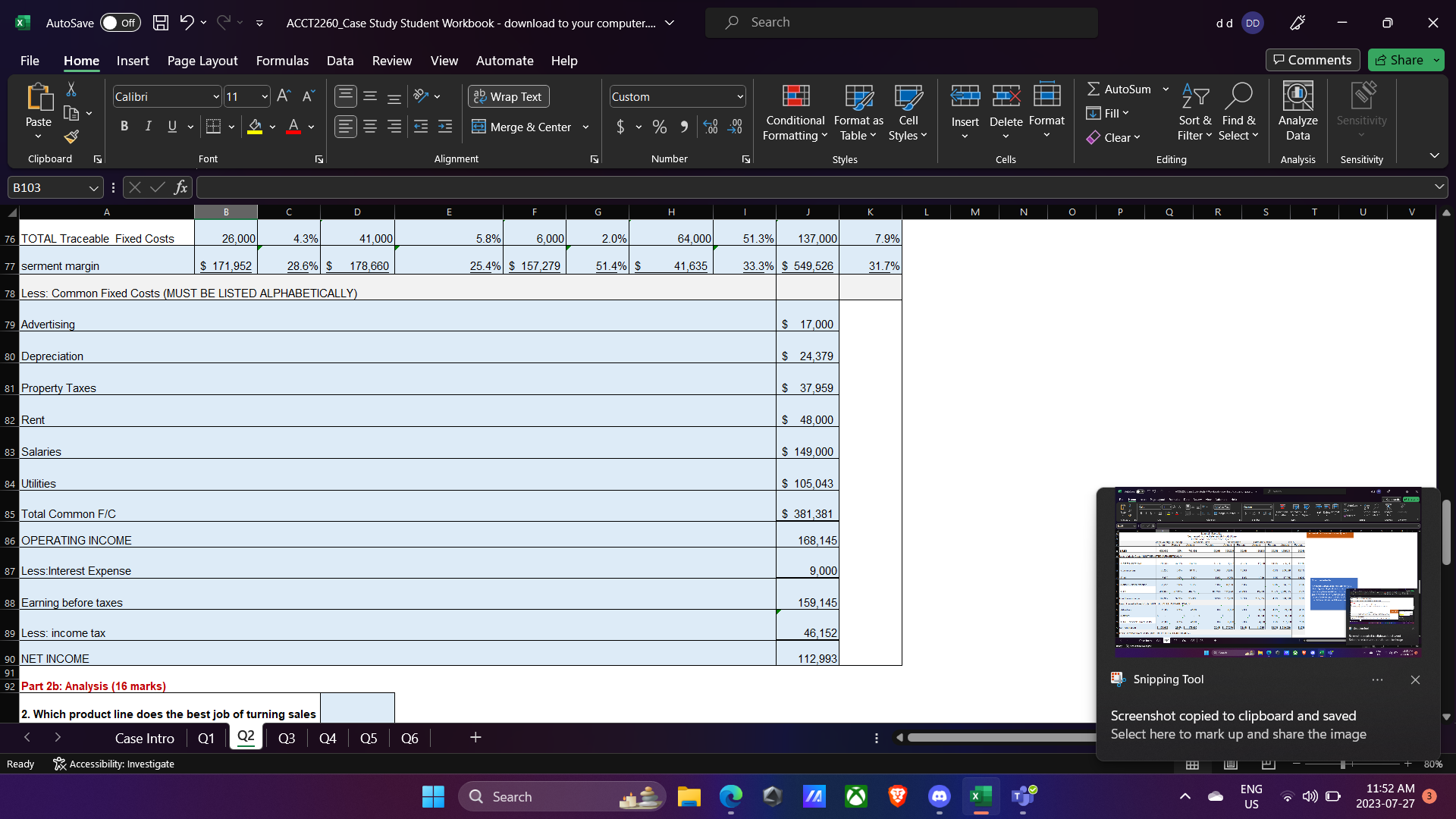 change with changes in sales volume. 5. Parts and services expense varies
