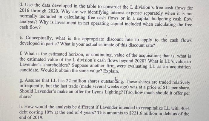 please help using group 2 numbers d. Use the data developed in