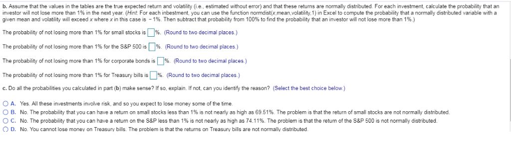 of U.S. Small Stocks, Large Stocks (S&P 500), Corporate Bonds, and Treasury
