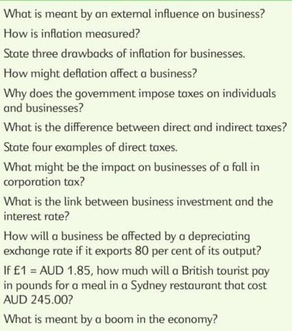 each part is only 2 marks What is meant by an