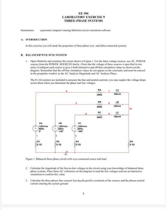 please i need help with this lap . EE 104 LABORATORY EXERCISE