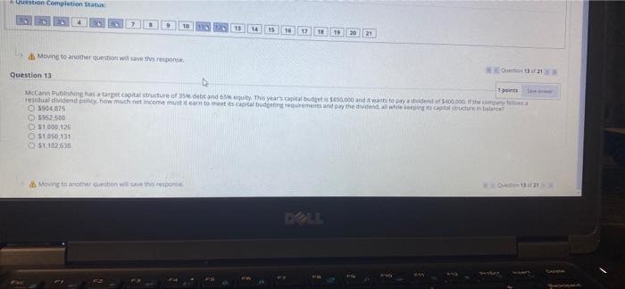  question completion Status 9 10 14 15 16 17 21 A