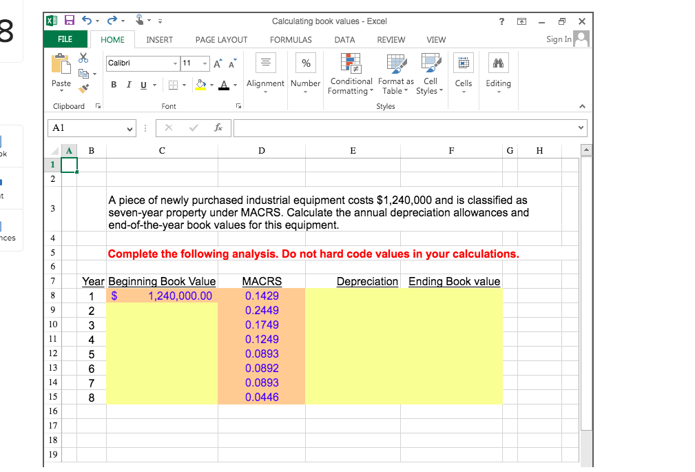  PLEASE WRITE ALL ANSWERS IN EXCEL FORMAT. NO VALUES X 5