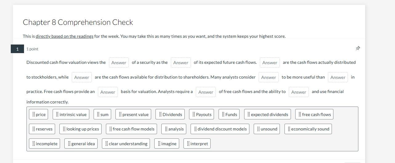 can you answer these questions for me please? Chapter 8 Comprehension Check