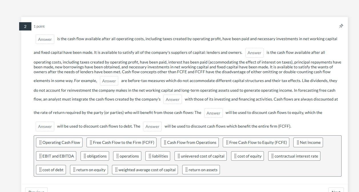 This is directly based on the readings for the week. You may
