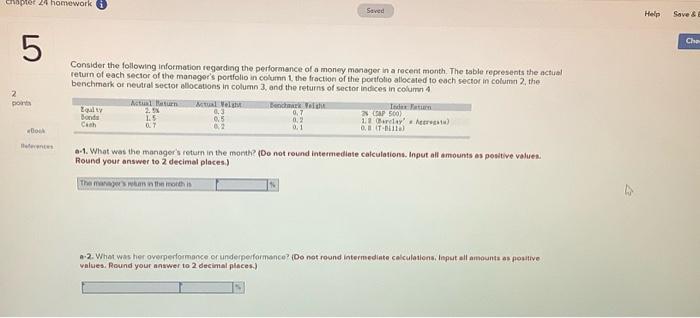 Chapter 21 homework Seved Help Save & Che 5 2 Consider