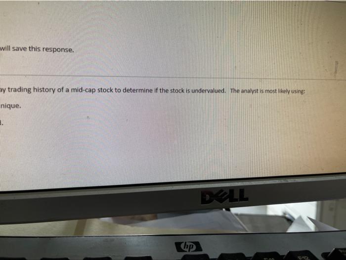 A financial analyst uses the 50-day trading history of a mid-cap stock