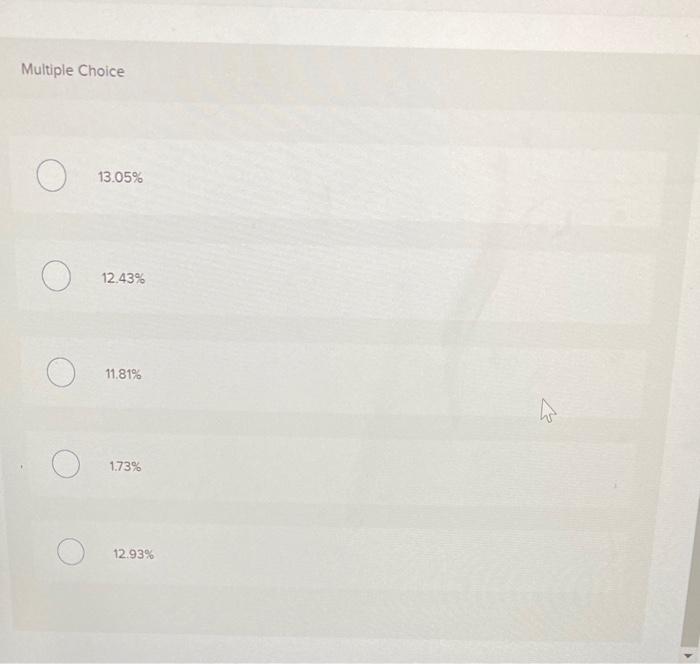 Expected Return (L01) Consider the following information: Probability of State of Rate