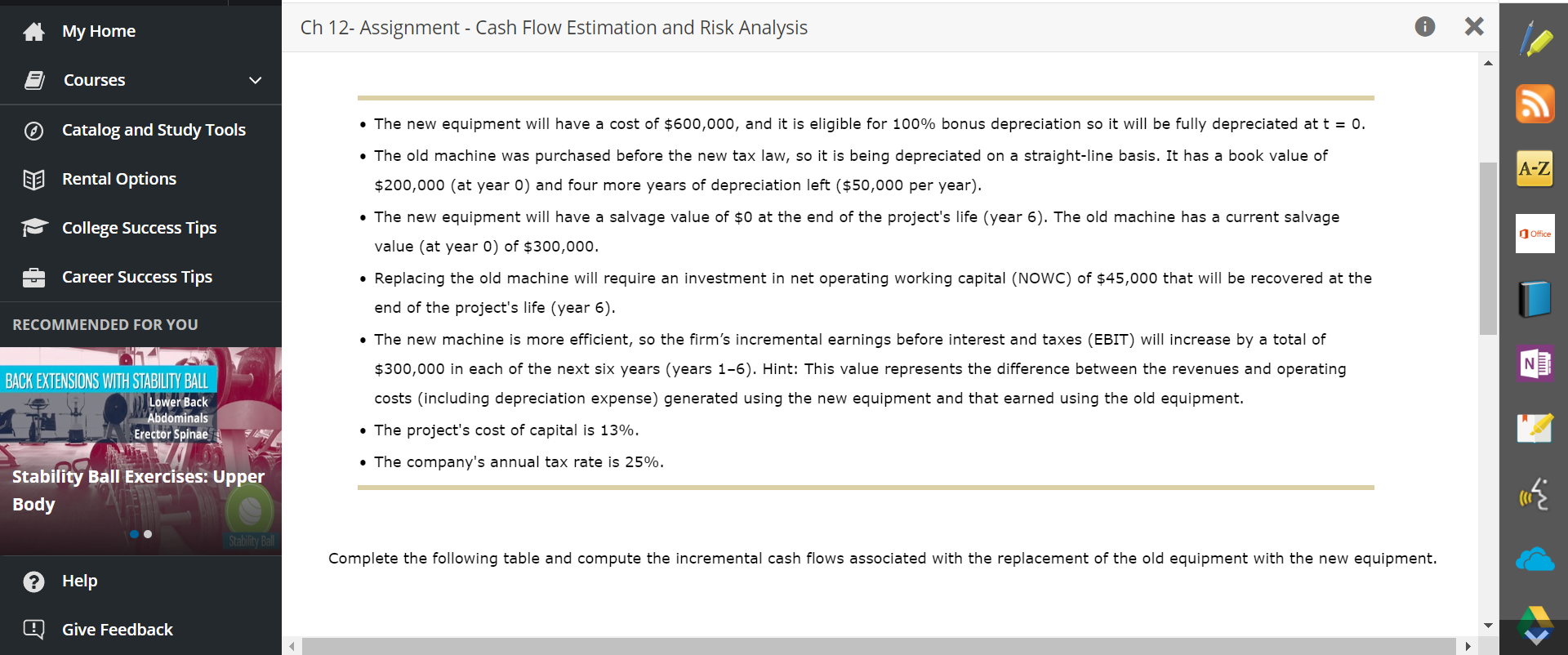 Average / 2 4. Analysis of a replacement project At times firms