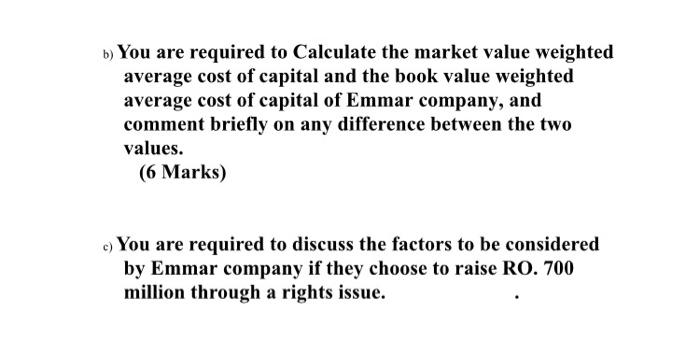 company has decided to calculate its weighted average cost of capital (WACC).