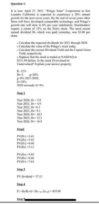  please help me to do it use d=5, r=14% instead of