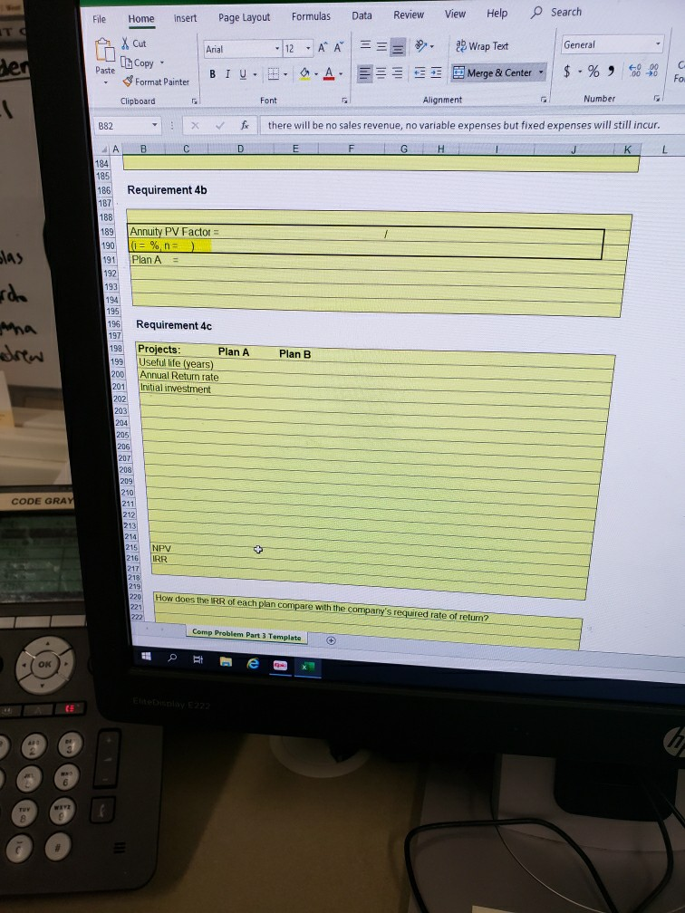 4. The sweepstakes Division is considering two expansion plans. Plan A would