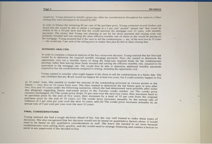 Please see attached. Read the HBR case study Time Value of Money: