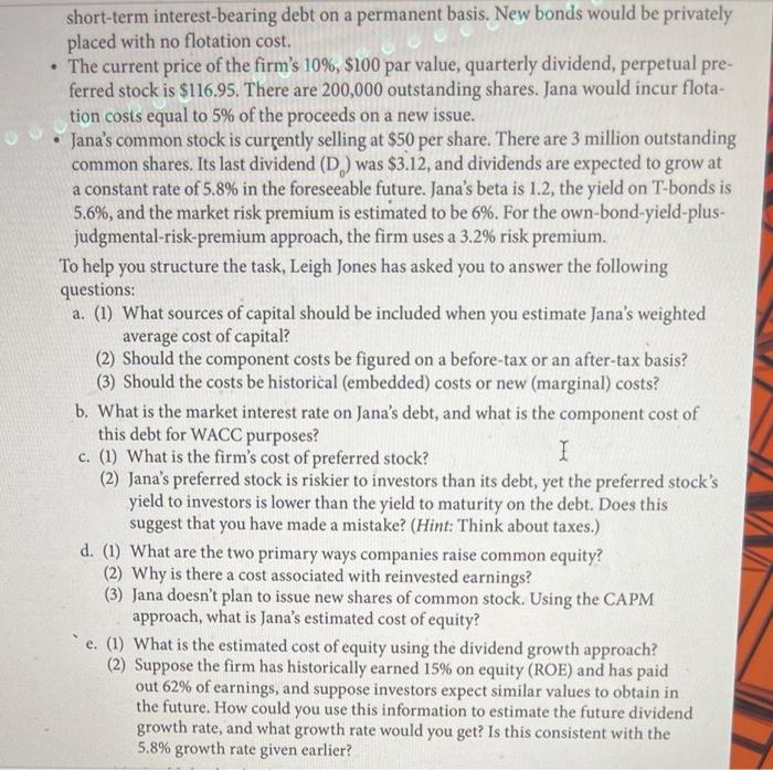 has been too constrained by the high cost of capital to make