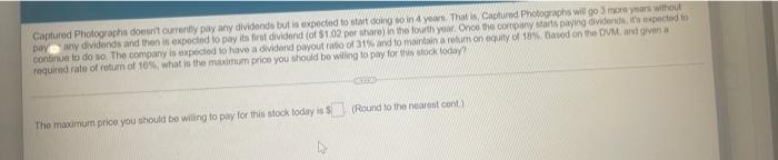 plant that would provide expected cash flows of $6.23 million per year