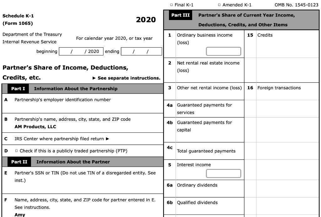 information to any third parties, so capital accounts are determined using tax