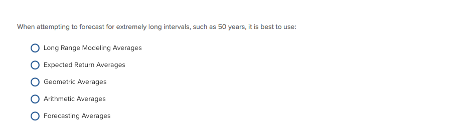 on average, whereas the geometric average tells you what you earned in