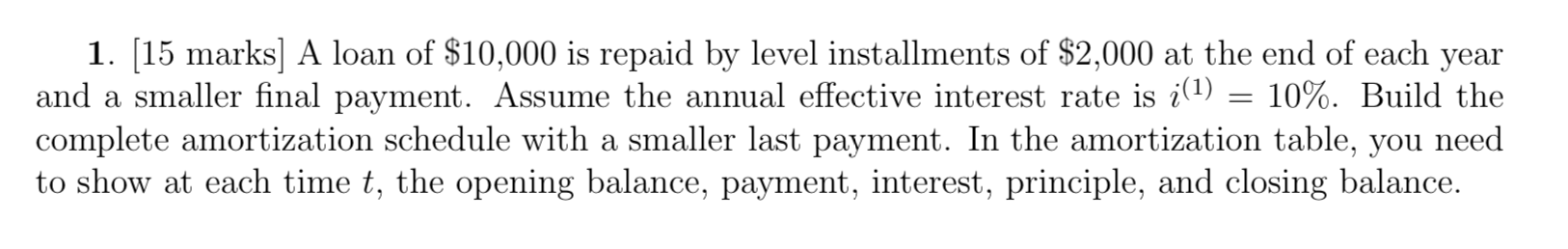 PLEASE DONT WRITE THIS IN EXCEL, PLEASE BY TYPING OR HANDWRITING, Thanks!