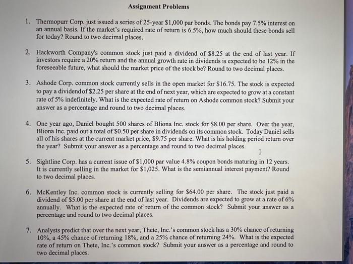 this assignment is to solidify your understanding on the applications of the