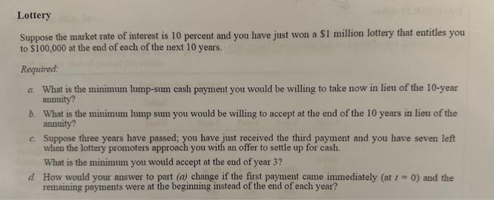 Could you show it on Excel + formulas? Suppose the market rate