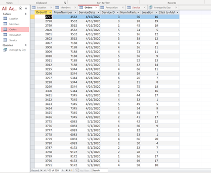 some improvement, so you have decided to move to Microsoft Access and
