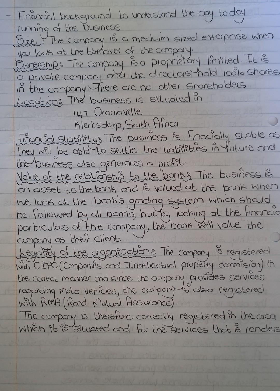 your proposal to the client. Include the followings: a Summary of the