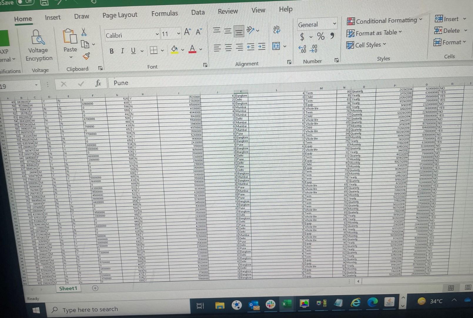 the photos of solutions if not able to upload excel sheet .