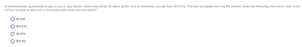 Please explain and answer: A retirement plan guarantees to pay to you
