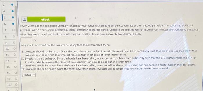 a $1,000 par value, a 7% semiannual coupon, 18 years to maturity,