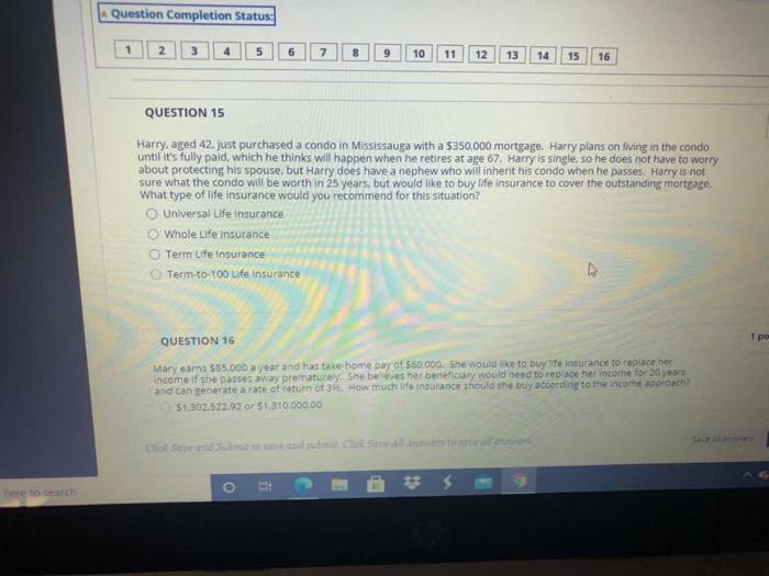  Question Completion Status: 1 2 3 4 5 6 7 10