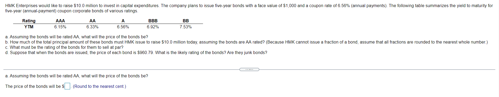 Please help me answer this question parts a to d with clear