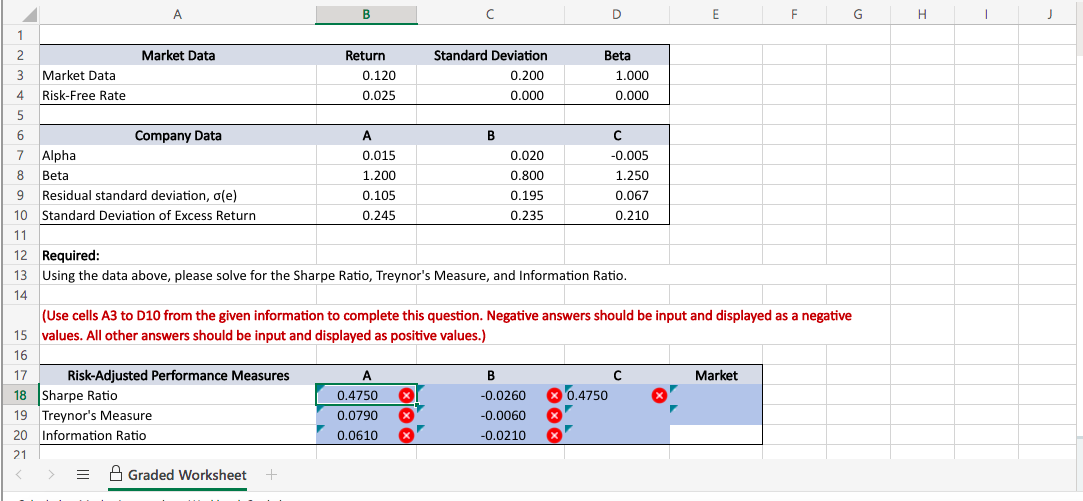 Please show formulas used :)