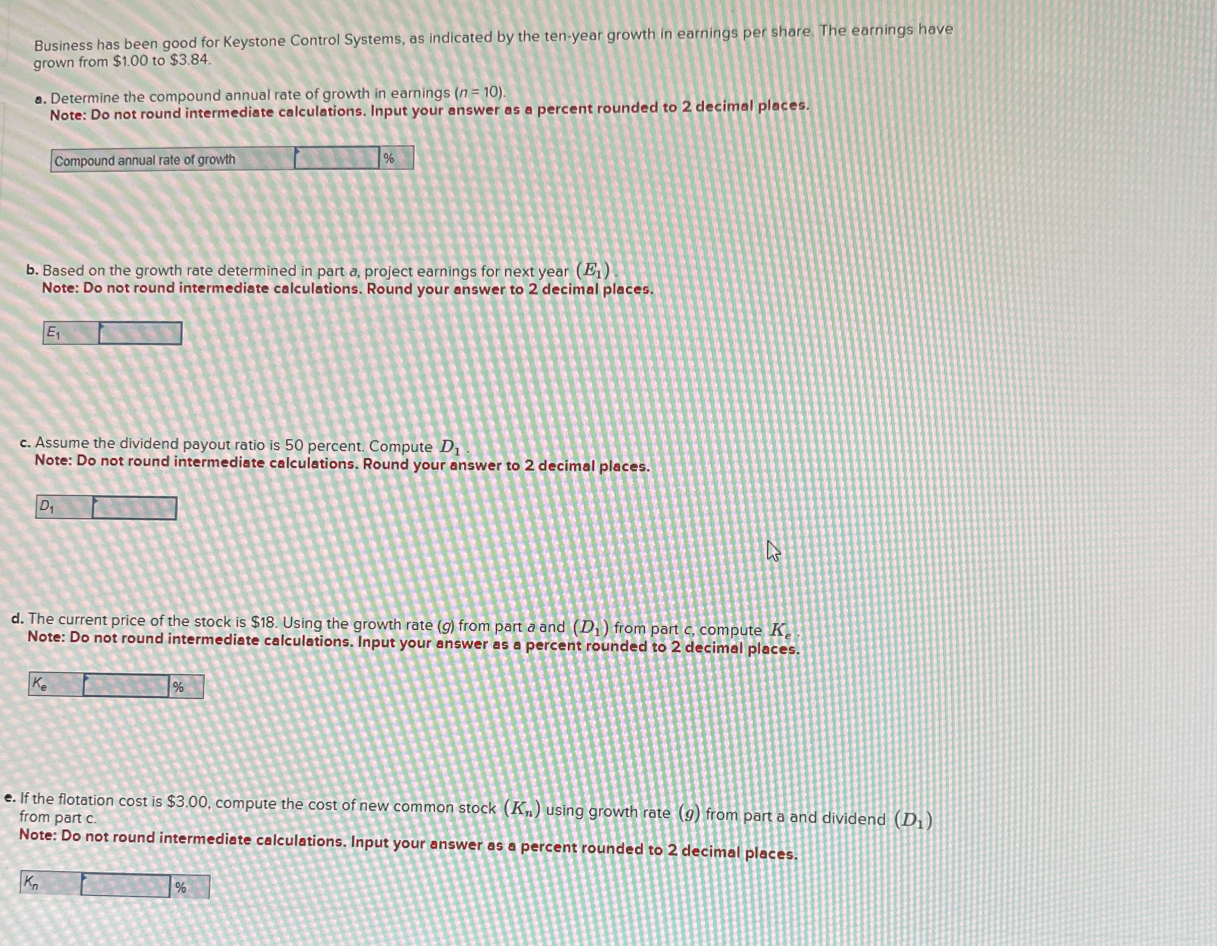  Business has been good for Keystone Control Systems, as indicated by