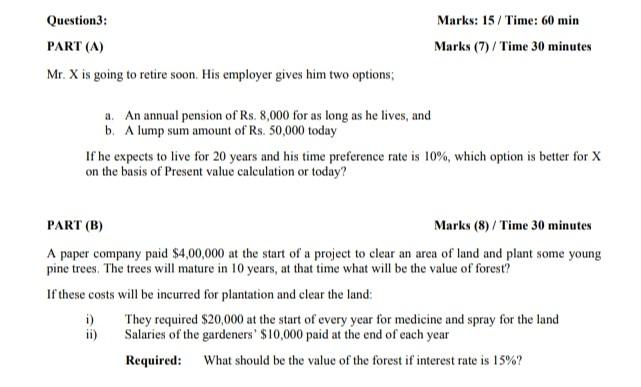 Old MathJax webview ASAP ASAP Question3: Marks: 15/Time: 60 min PART (A)