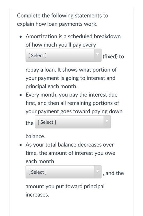 calculator e, enter in the original loan amount ($3500), loan term (2