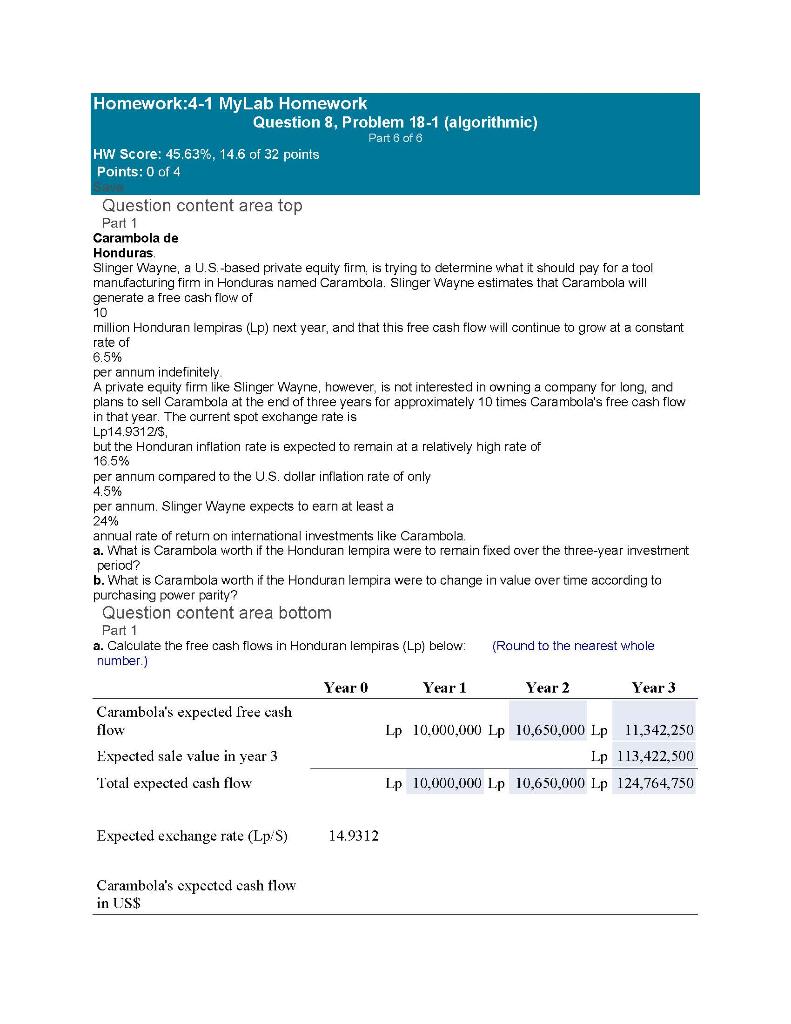Can anyone please explain the steps to working this problem? Homework:4-1 MyLab
